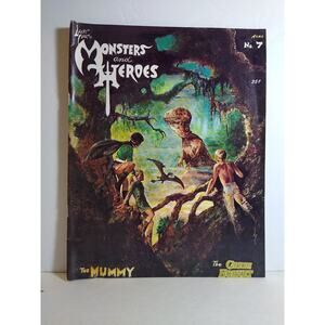 Monsters and Heroes Magazine 1969 No. 7 Mummy Green Hornet Spider-Man Larry Ivie